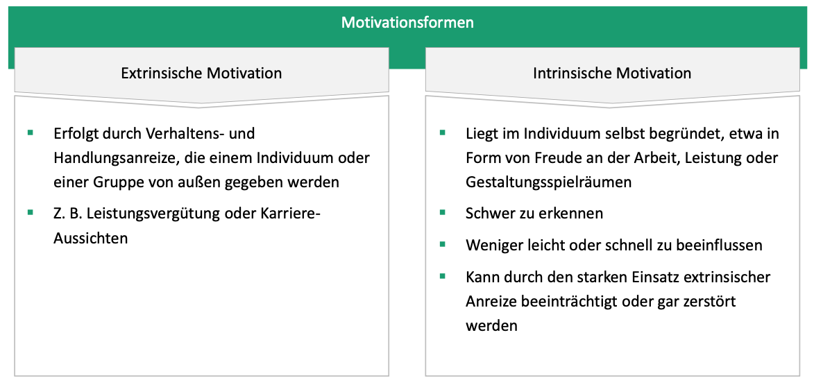 Motivationsformen